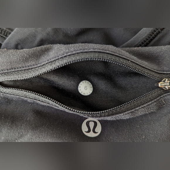 black mid rise leggings | lululemon athletica - Picture 5 of 7